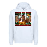 White christmas farm and horse Premium Hoodie - RanaPortraitStore