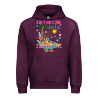 Mauve Wine aint no cure for the summer time blues Urban Hoodie - texasbilliewilder