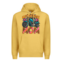 Antique Gold motocross mom Premium Hoodie - texasbilliewilder