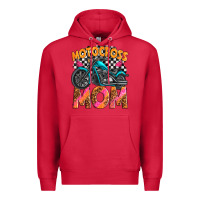 Cardinal motocross mom Premium Hoodie - texasbilliewilder