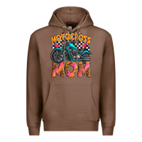 Chestnut motocross mom Premium Hoodie - texasbilliewilder