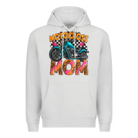 Dove Grey motocross mom Premium Hoodie - texasbilliewilder