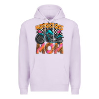 Lilac motocross mom Premium Hoodie - texasbilliewilder