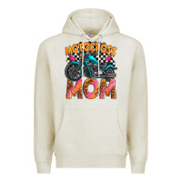 Oatmeal Heather motocross mom Premium Hoodie - texasbilliewilder