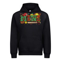 Black mini softball Urban Hoodie - Zillion Design Studio