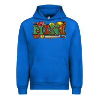 Cobalt mini softball Urban Hoodie - Zillion Design Studio