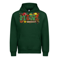 Forest Green mini softball Urban Hoodie - Zillion Design Studio