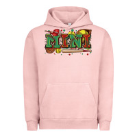 Pigment Salmon mini softball Urban Hoodie - Zillion Design Studio