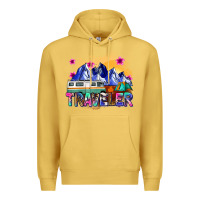 Antique Gold traveler Premium Hoodie - Zillion Design Studio