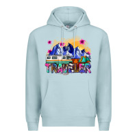 Blue Mist traveler Premium Hoodie - Zillion Design Studio