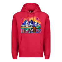Cardinal traveler Premium Hoodie - Zillion Design Studio