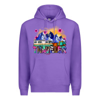 Purple traveler Premium Hoodie - Zillion Design Studio
