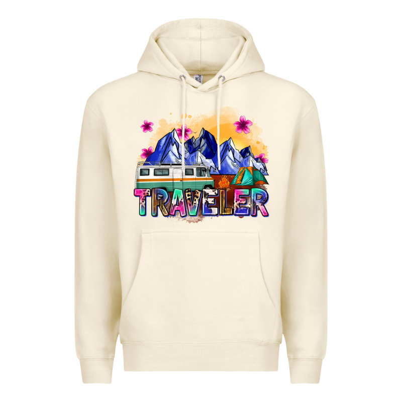 Traveler Premium Hoodie by Zillion Design Studio | Teevron