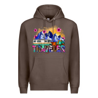 Coffee traveler Premium Hoodie - Zillion Design Studio
