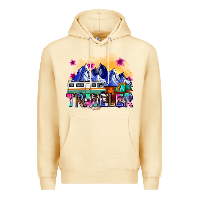 Traveler Premium Hoodie by Zillion Design Studio | Teevron