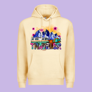 Traveler Premium Hoodie Designed By Zillion Design Studio