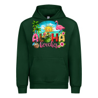 Forest Green aloha beaches Urban Hoodie - texasbilliewilder