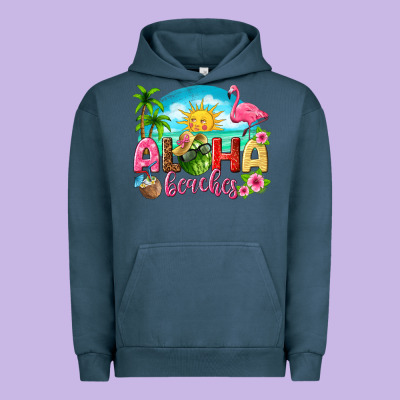 Aloha Beaches Urban Hoodie Designed By Texasbilliewilder