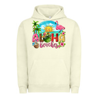 Pigment Pistachio aloha beaches Urban Hoodie - texasbilliewilder