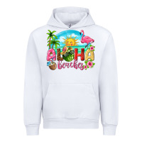 White aloha beaches Urban Hoodie - texasbilliewilder