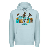 Blue Mist mountain mama Premium Hoodie - texasbilliewilder