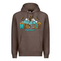 Coffee mountain mama Premium Hoodie - texasbilliewilder