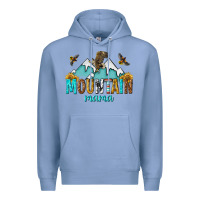 Colony Blue mountain mama Premium Hoodie - texasbilliewilder