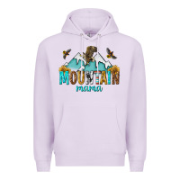 Lilac mountain mama Premium Hoodie - texasbilliewilder