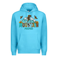 Ocean Blue mountain mama Premium Hoodie - texasbilliewilder