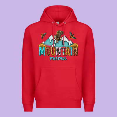 Mountain Mama Premium Hoodie Designed By Texasbilliewilder