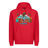 Red mountain mama Premium Hoodie - texasbilliewilder