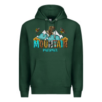 Sports Green mountain mama Premium Hoodie - texasbilliewilder