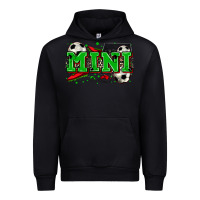 Black mini soccer Urban Hoodie - Zillion Design Studio