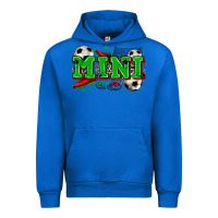 Cobalt mini soccer Urban Hoodie - Zillion Design Studio
