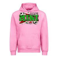 Fuchsia Pink mini soccer Urban Hoodie - Zillion Design Studio