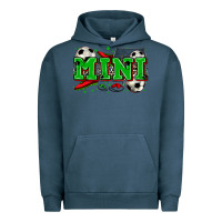 Pigment Midnight Navy mini soccer Urban Hoodie - Zillion Design Studio