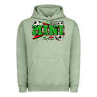 Pigment Oil Green mini soccer Urban Hoodie - Zillion Design Studio