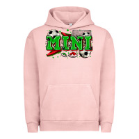 Pigment Salmon mini soccer Urban Hoodie - Zillion Design Studio