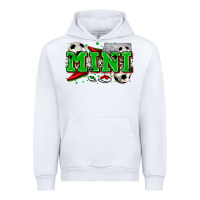White mini soccer Urban Hoodie - Zillion Design Studio