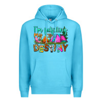 Ocean Blue i'm fulfilling my destiny Premium Hoodie - Zillion Design Studio