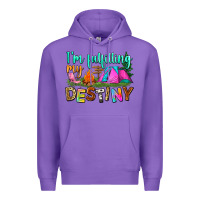 Purple i'm fulfilling my destiny Premium Hoodie - Zillion Design Studio