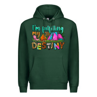 Sports Green i'm fulfilling my destiny Premium Hoodie - Zillion Design Studio