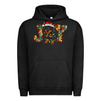 Pigment Black dachshund puppy christmas joy Urban Hoodie - RanaPortraitStore