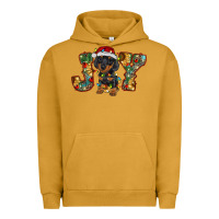 Pigment Peanut Butter dachshund puppy christmas joy Urban Hoodie - RanaPortraitStore