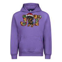 Tulip dachshund puppy christmas joy Urban Hoodie - RanaPortraitStore