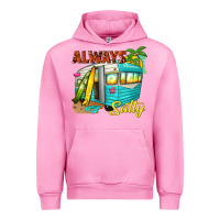 Fuchsia Pink always salty with caravan Urban Hoodie - texasbilliewilder
