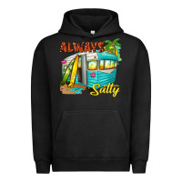 Pigment Black always salty with caravan Urban Hoodie - texasbilliewilder