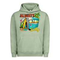 Pigment Oil Green always salty with caravan Urban Hoodie - texasbilliewilder