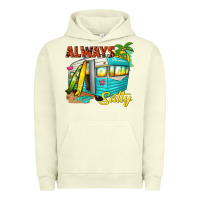 Pigment Pistachio always salty with caravan Urban Hoodie - texasbilliewilder