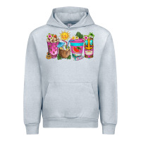 Heather Grey aloha coffe cups Urban Hoodie - texasbilliewilder